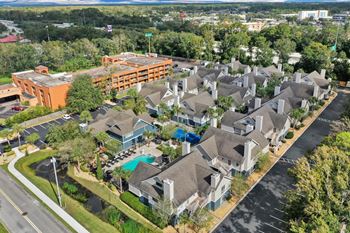 Aerial view of community